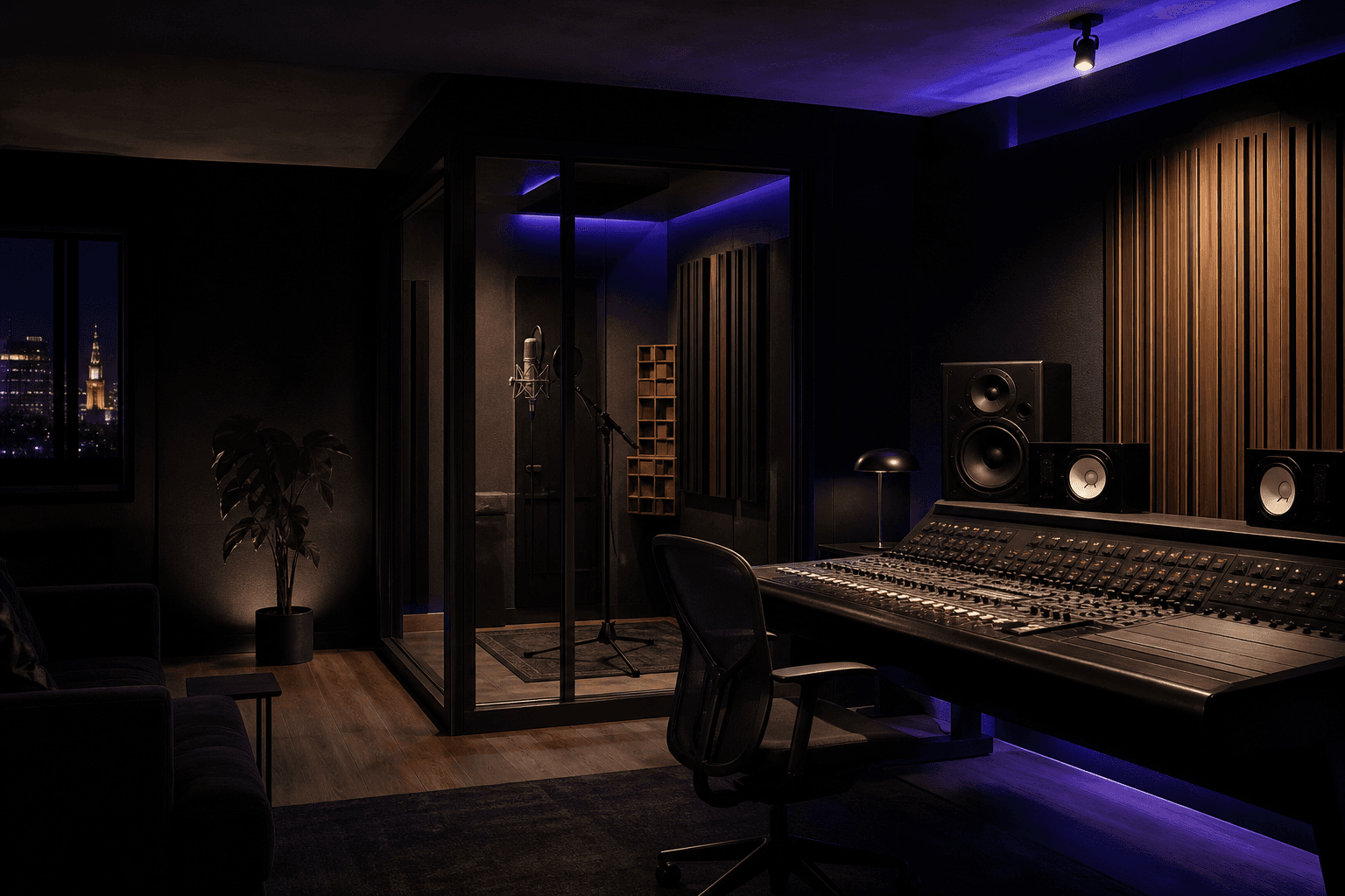Studio d'enregistrement professionnel